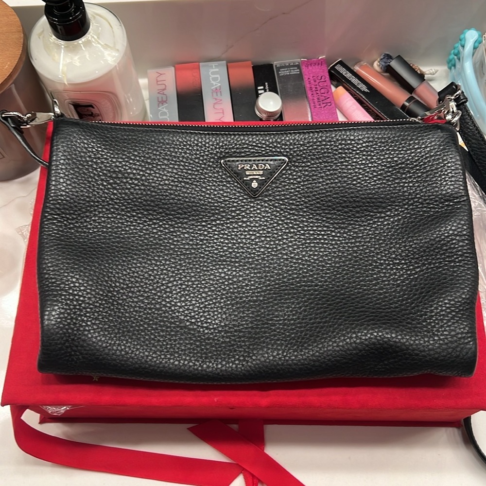 Prada crossbody pouch. Gently used. Great preloved condition.